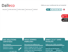 Tablet Screenshot of dalleco.com